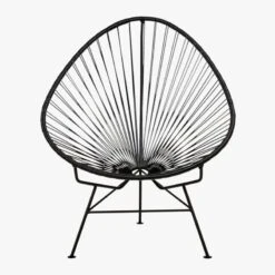Acapulco Black Outdoor Chair Set Of 2 -Cb2 AcapulcoLoungeChairBlackSOS17 1