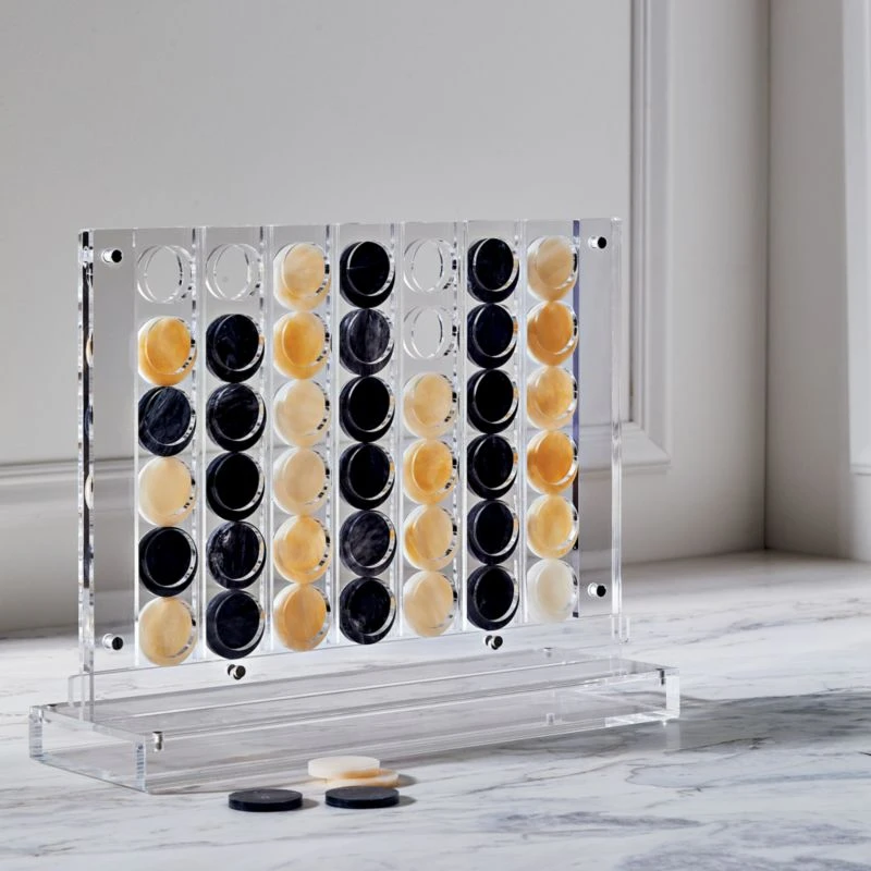 Acrylic Four In A Row Board Game 3 Acrylic Four In A Row Board Game - Image 3