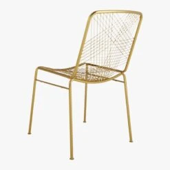 Alpha Brass Metal Chair -Cb2 AlphaBrassChairRev3QS16