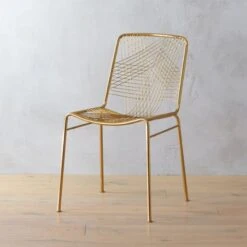 Alpha Brass Metal Chair
