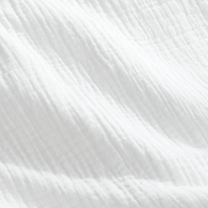 Alto Organic Cotton White Duvet Cover And Shams 2 Alto Organic Cotton White Duvet Cover And Shams - Image 2