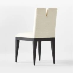 Andre Ivory Upholstered Dining Chair -Cb2 AndreDiningChairIvory3QBSSS23