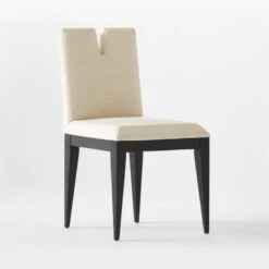 Andre Ivory Upholstered Dining Chair -Cb2 AndreDiningChairIvory3QSSS23