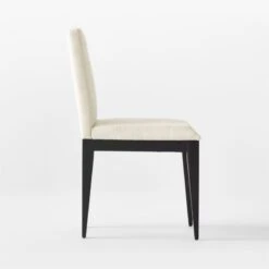 Andre Ivory Upholstered Dining Chair -Cb2 AndreDiningChairIvorySDSSS23