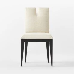 Andre Ivory Upholstered Dining Chair -Cb2 AndreDiningChairIvorySOSSS23