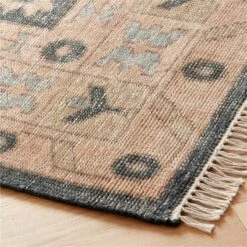 Aracati Navy Blue New Zealand Wool Area Rug 5'x8' -Cb2 AracatiNZWoolNavyRug8x10AVSHF23