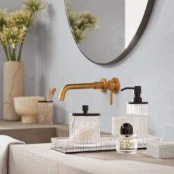 Marble Boxes -Cb2 AthenaRibbedGlassBathAG20 1x1