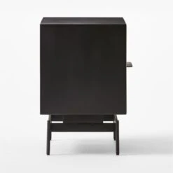 Avers 2-Drawer Plaster And Black Metal Nightstand -Cb2 AversMtlFrameNightstandSDSSS22