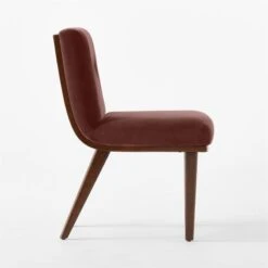 Axel Tufted Wine Velvet Dining Chair -Cb2 AxelTftdWdBckChairWineSDSSF22