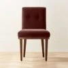 Axel Tufted Wine Velvet Dining Chair