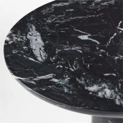 Babylon Black Marble Dining Table -Cb2 BabylonBlkRoundTableSmAVSSS22