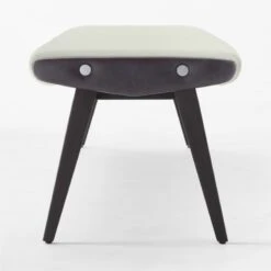 Baja Ivory Velvet Bench -Cb2 BajaIvoryBoucleBenchSDSSF22