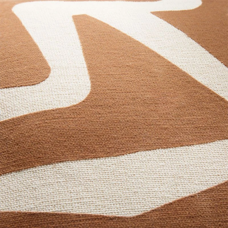 Barcelos Light Brown Throw Pillow With Down-Alternative Insert 23'' 4 Barcelos Light Brown Throw Pillow With Down-Alternative Insert 23'' - Image 4