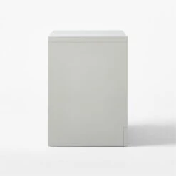 Barton 2-Drawer High-Gloss Grey Lacquered Nightstand -Cb2 BartonHiGlsLcqdNghtstndSDSSS22