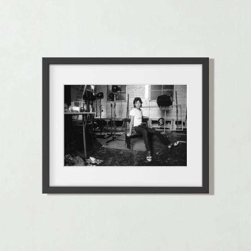 'Mick 1982' Photographic Print In Black Frame 17.75''x21.75'' 1 'Mick 1982' Photographic Print In Black Frame 17.75''x21.75''