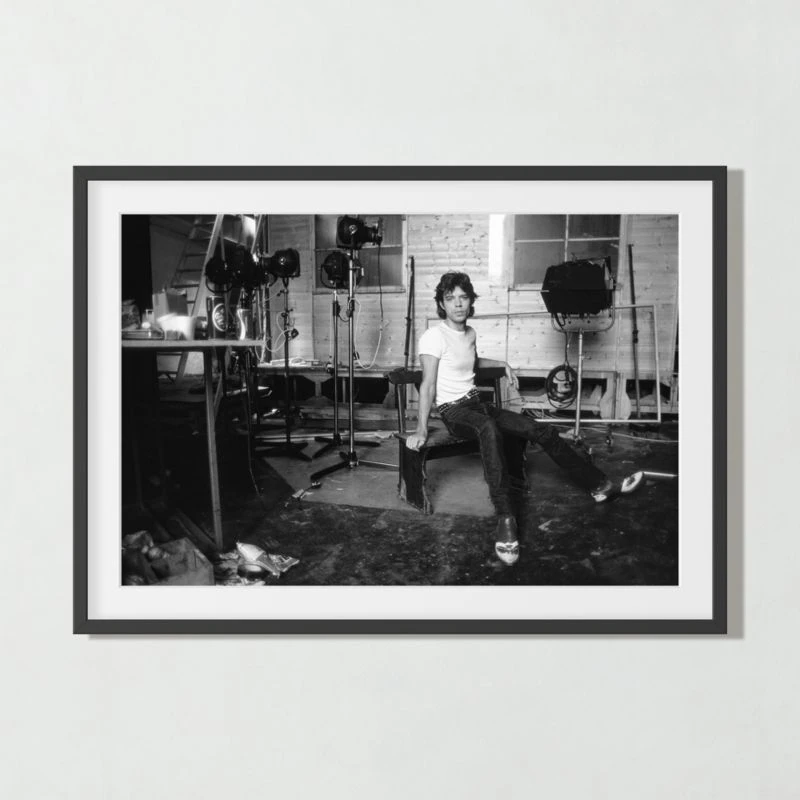 'Mick 1982' Photographic Print In Black Frame 17.75''x21.75'' 2 'Mick 1982' Photographic Print In Black Frame 17.75''x21.75'' - Image 2