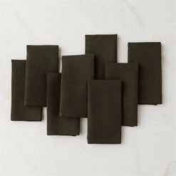 Bolt Moss Green Linen Napkins Set Of 8