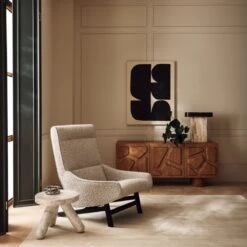 Jaxx White Marble Side Table Short -Cb2 CB2FA23 02A V6