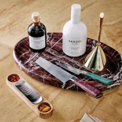 Lockjaw Nakiri Knife With Purple Burl Wood Handle -Cb2 CB2HOL22 PR 09A hero