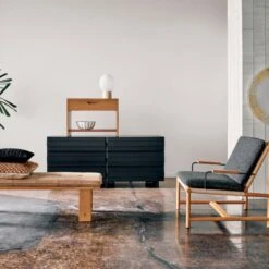 Ranch Oak Nightstand With Drawer -Cb2 CB2SP22 LF PR 03A