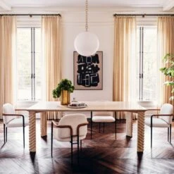 Avont Upholstered Metal Dining Armchair -Cb2 CB2SP23 06A V1