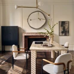 Avont Upholstered Metal Dining Armchair -Cb2 CB2SP23 06C V1