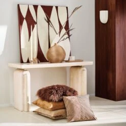 Doux Camel Brown Throw Pillow With Down-Alternative Insert 23'' -Cb2 CB2SP23 PR 04A 030 hero