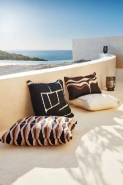 Alte Patterned Outdoor Throw Pillow 23'' -Cb2 CB2SU23 17A V1 RET 1