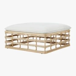 Cana Outdoor Patio Ottoman -Cb2 CanaOttoman3QS20
