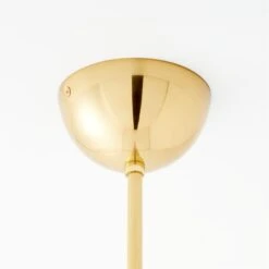 Capistrano Brass Pendant Light 22" -Cb2 CapistranoPndntLight22inSSS22