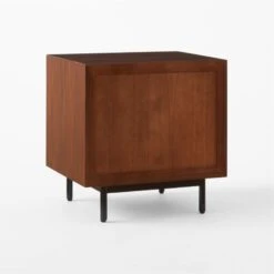 Cardiff 2-Drawer Wood Nightstand -Cb2 CardiffNightstand3QBSSS23