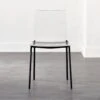 Chiaro Clear Chair Black