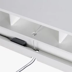 Chill High-Gloss White Media Console 60'' -Cb2 ChillMediaConsoleAV4F10