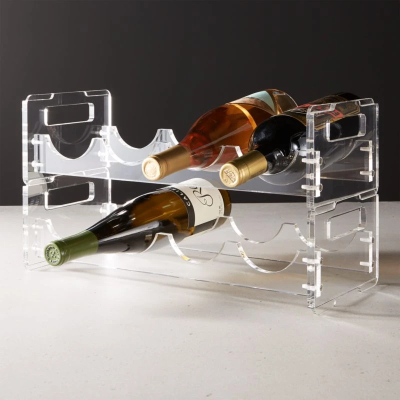 Clear Wine Rack 3 Clear Wine Rack - Image 3