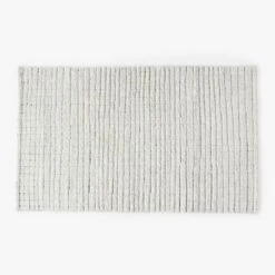 Colette Hand-Knotted Wool Black And White Area Rug 5'x8'