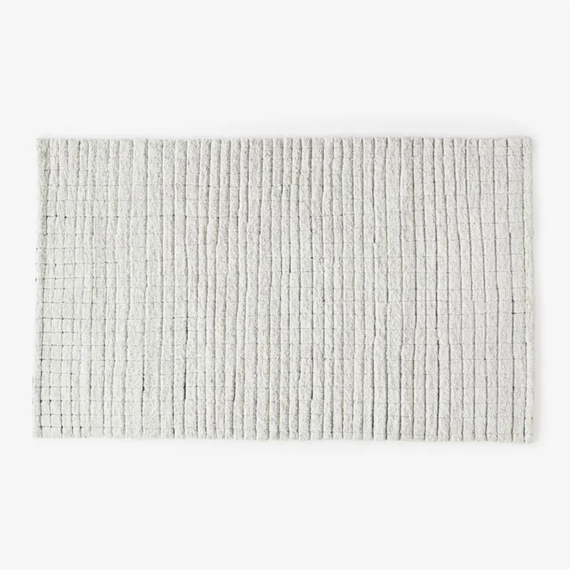 Colette Hand-Knotted Wool Black And White Area Rug 5'x8' 1 Colette Hand-Knotted Wool Black And White Area Rug 5'x8'