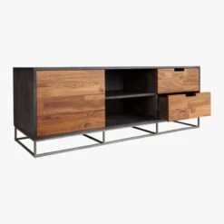 Congo Wood Media Console 56'' -Cb2 CongoMediaCredenzaAV1S16