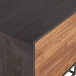 Congo Wood Media Console 56'' -Cb2 CongoMediaCredenzaAV2S16