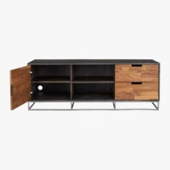 Congo Wood Media Console 56'' -Cb2 CongoMediaCredenzaAV3S16