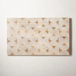 Cultivo Geometric Wood Wall Art -Cb2 CultivoWoodWallArtSHS20