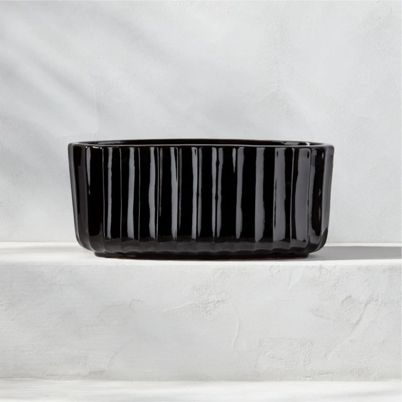 Demos Black Terracotta Outdoor Planter Small 1 Demos Black Terracotta Outdoor Planter Small