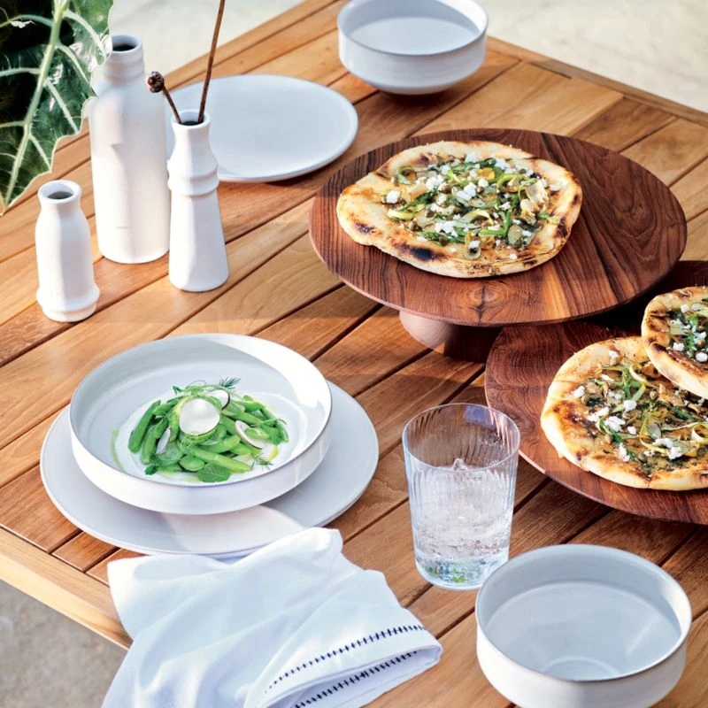 Dolce 4-Piece White Dinnerware Set With Soup Bowl 2 Dolce 4-Piece White Dinnerware Set With Soup Bowl - Image 2