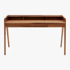 Drommen 3- Drawer Wood Desk -Cb2 DrommenDeskS18