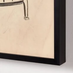 'Design For A Monumental Bench' Framed Reproduction By Carel Adolph Lion Cachet 18''x22'' -Cb2 DsgnForAMnmtlBnch18x22inAV2SHF22