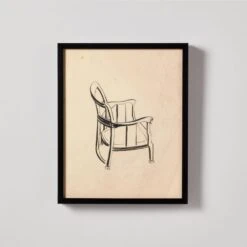 'Design For A Monumental Bench' Framed Reproduction By Carel Adolph Lion Cachet 18''x22''