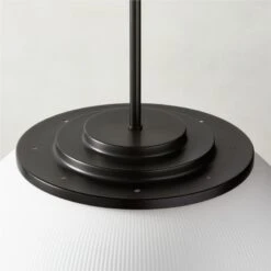 Dufrene Matte Black Pendant Light 8 Dufrene Matte Black Pendant Light -Cb2 DufreneBlackPendantAV2SHS23