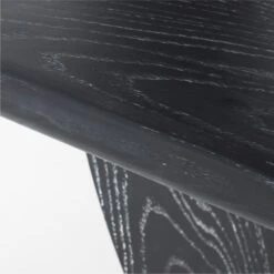 Dunn Rectangular Black Ash Wood Dining Table 107" -Cb2 DunnWoodDiningTableAVSSS22