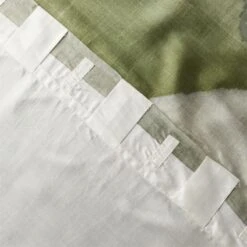 Elysium Green Dupioni Silk Window Curtain Panel 48"x84'' -Cb2 ElysiumGrnCrtn96PanelAV4SHF23