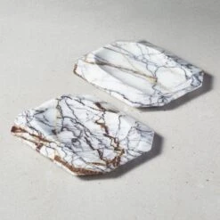 Emerald Cut Marble Spoon Rest -Cb2 EmeraldCutWnSpoonRestAVSHF21