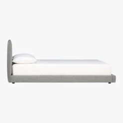 Facade Grey Tweed Queen Bed -Cb2 FacadeQnBedGreySdF13